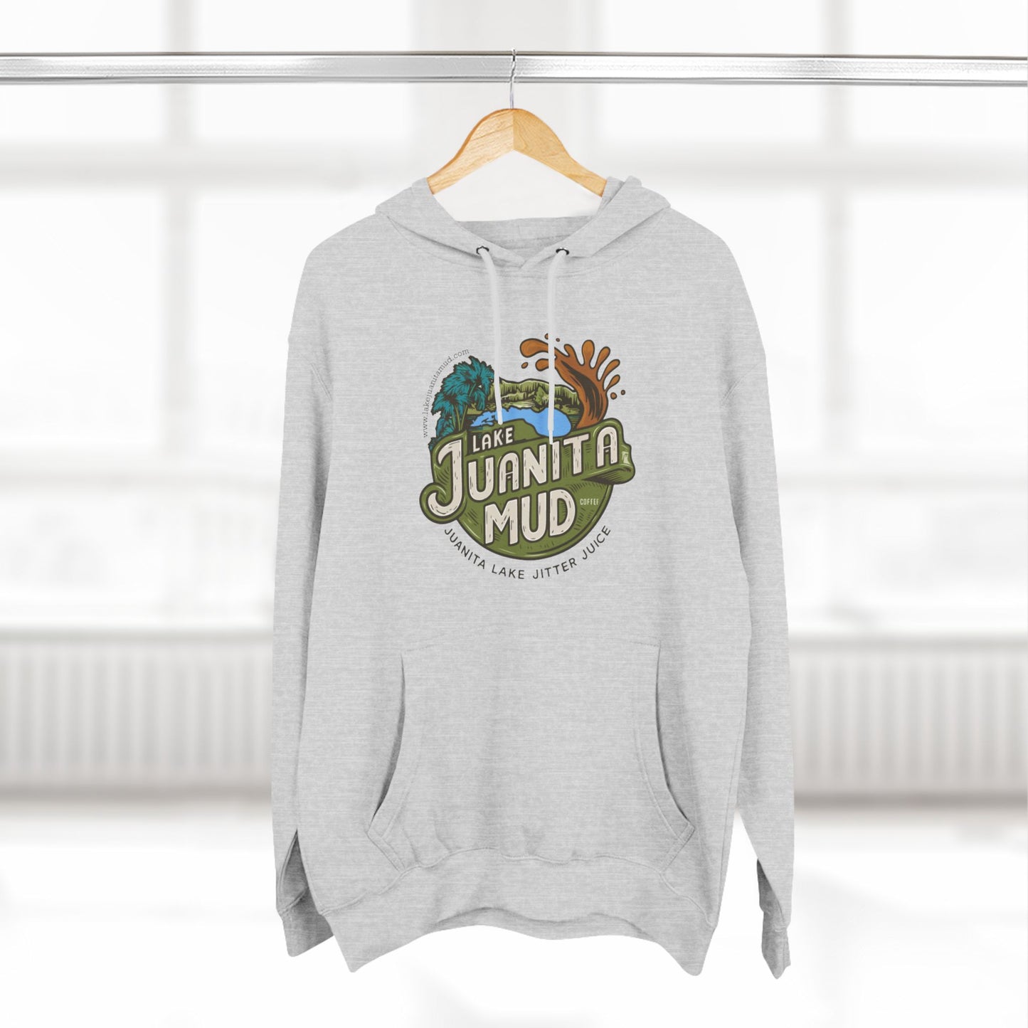 Three-Panel Fleece Hoodie