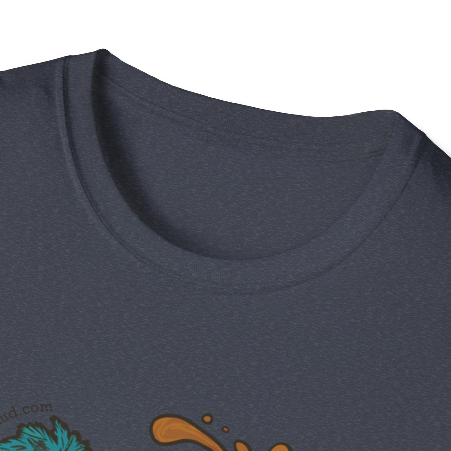 Lake Juanita Mud Unisex Softstyle T-Shirt - Perfect for Nature Lovers & Outdoor Adventures